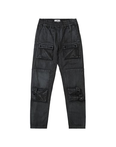 STONE ISLAND JUNIOR Trousers Man 30536 BRUSH TREATMENT f