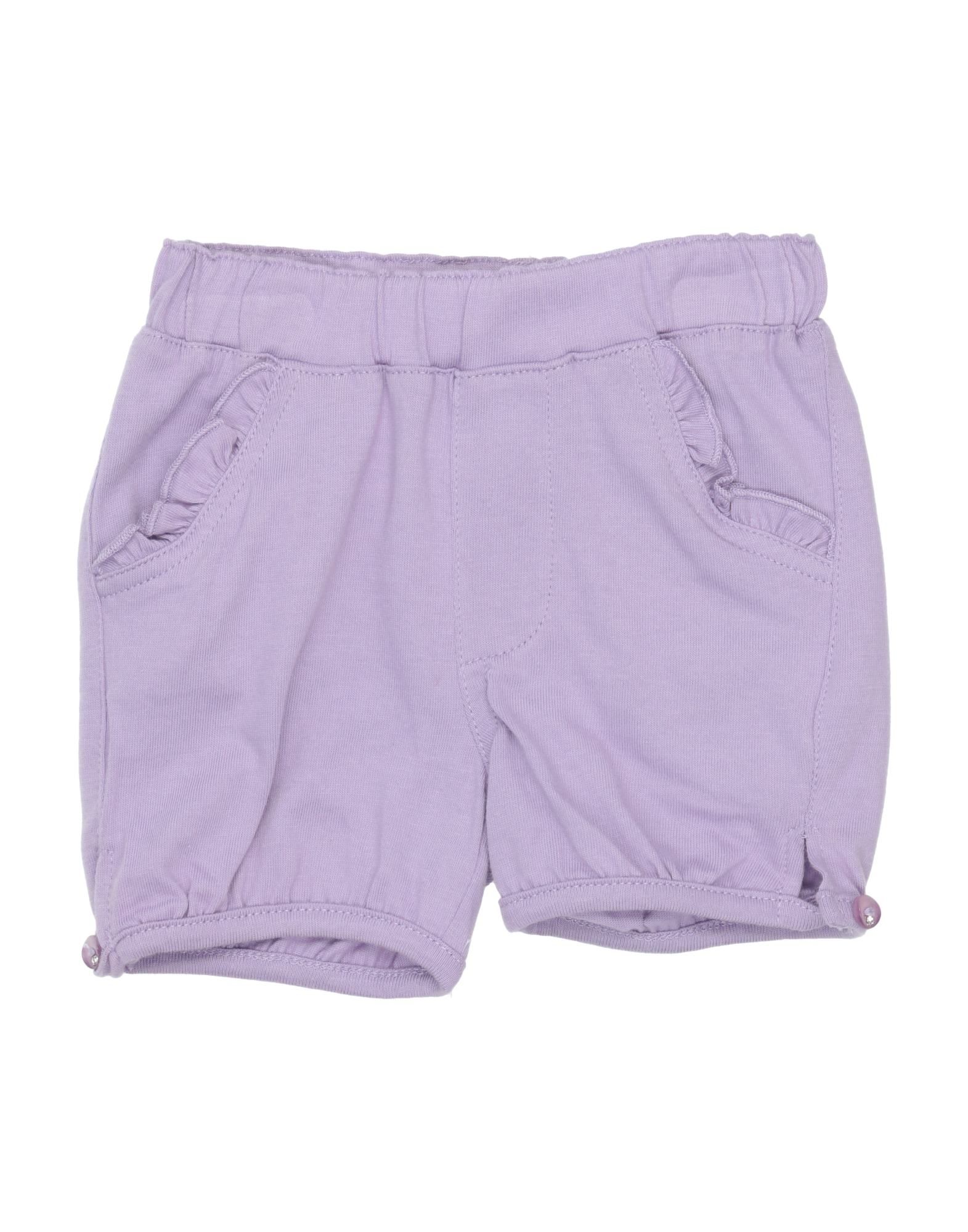 Minibanda By Sarabanda Kids'  Newborn Girl Shorts & Bermuda Shorts Light Purple Size 1 Cotton