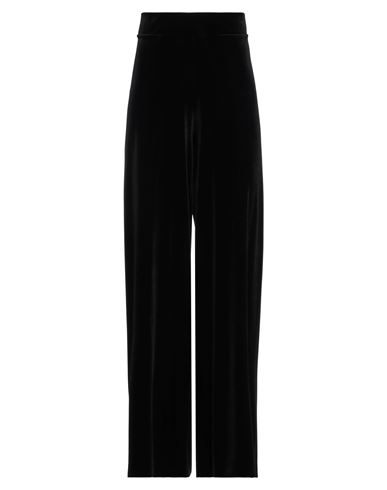 D-exterior D. Exterior Woman Pants Black Size 8 Polyester, Elastane