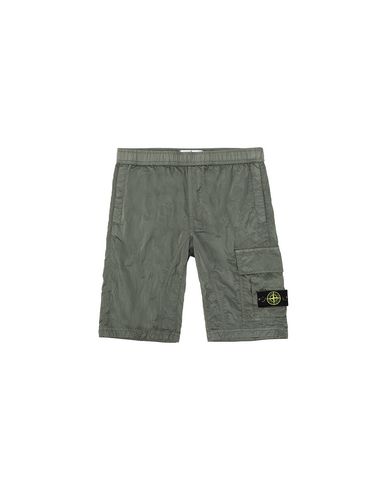 STONE ISLAND JUNIOR Bermuda shorts Man L0315 NYLON METAL RIPSTOP f
