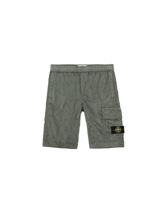 Bermuda shorts Man L0315 NYLON METAL RIPSTOP Front STONE ISLAND JUNIOR
