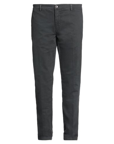 Brooksfield Man Pants Steel Grey Size 42 Cotton, Elastane