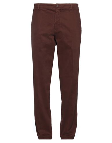Brooksfield Man Pants Brown Size 44 Cotton, Elastane