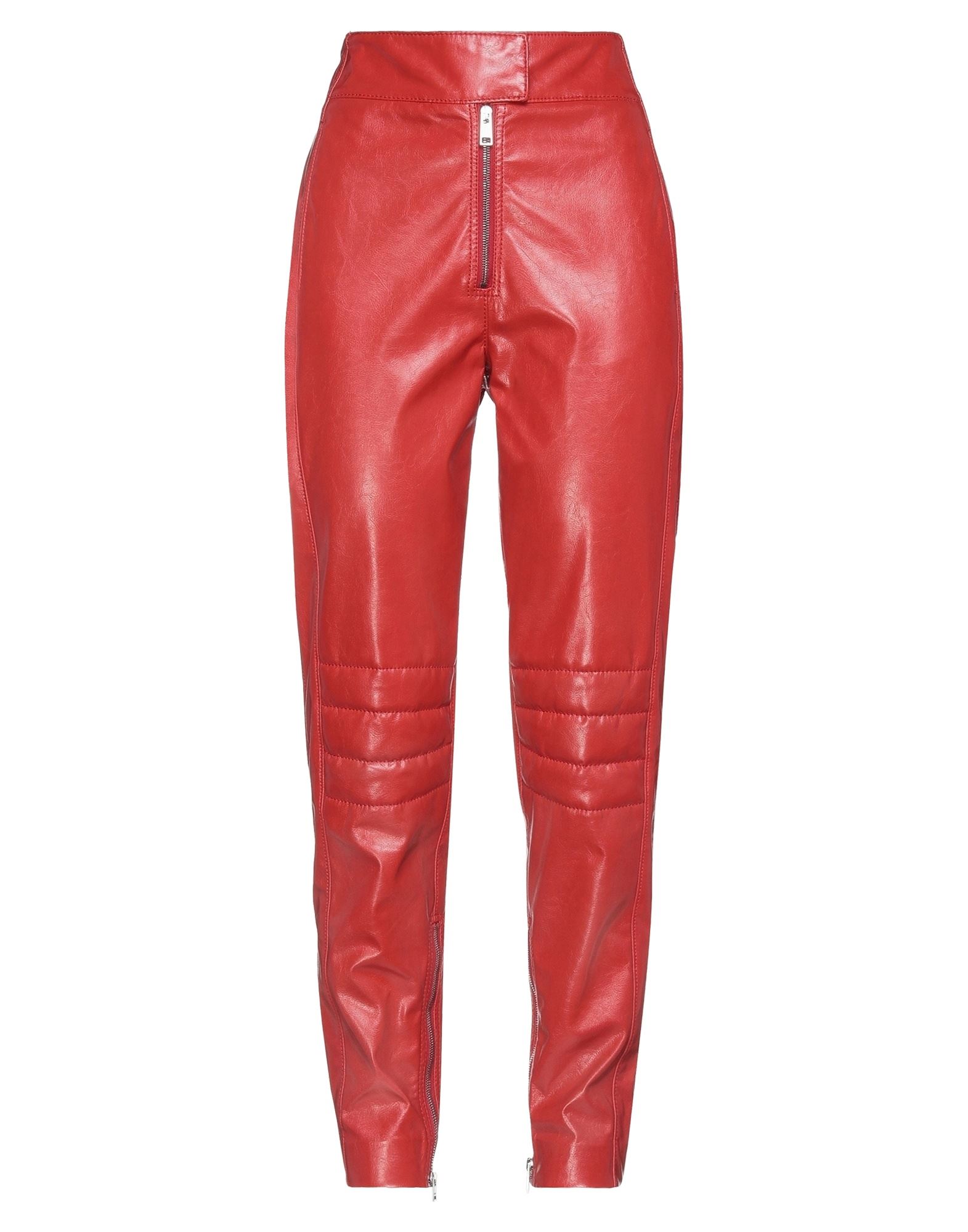 Msgm Casual Pants In Red