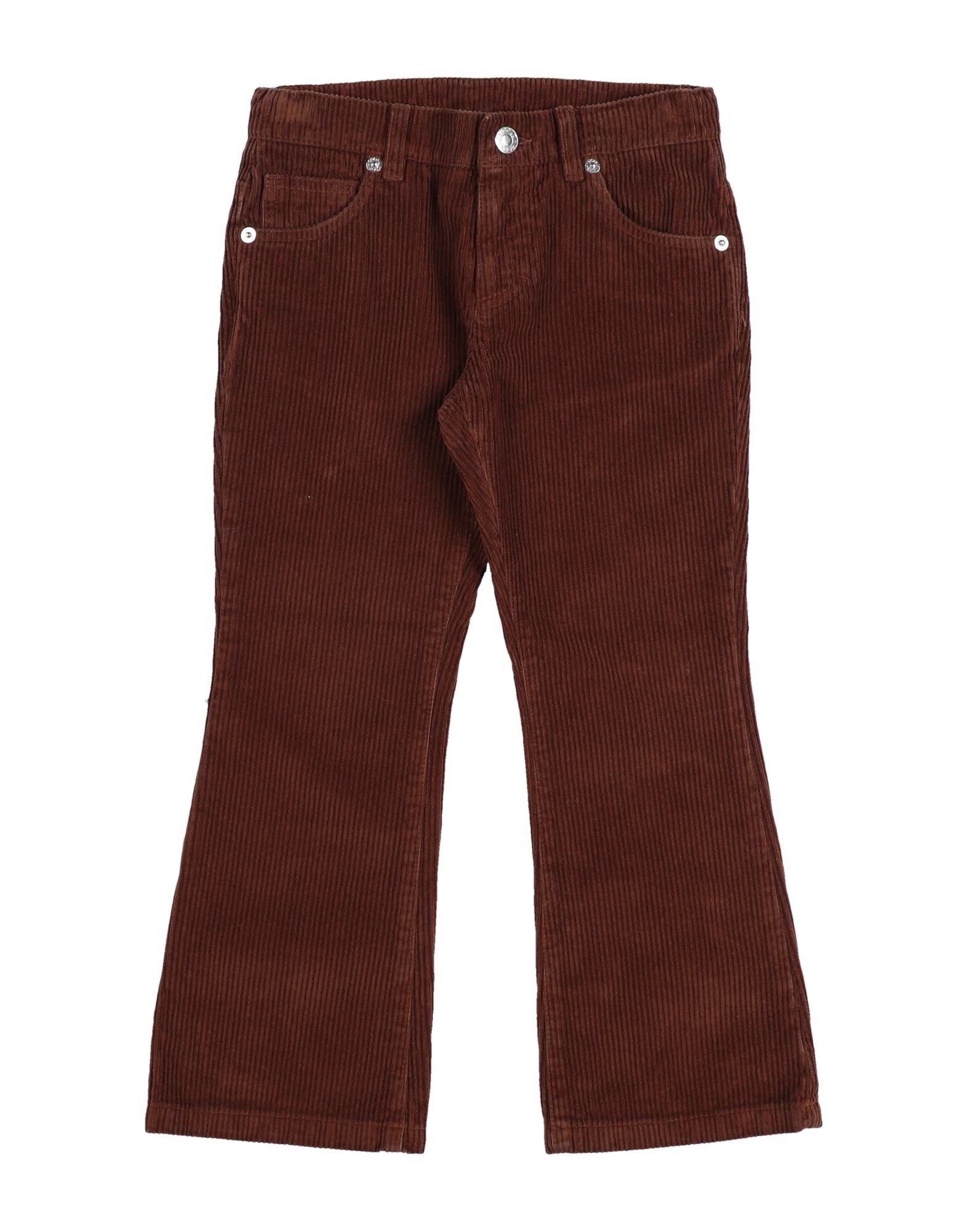 Shop Vicolo Toddler Girl Pants Cocoa Size 6 Cotton, Elastane In Brown