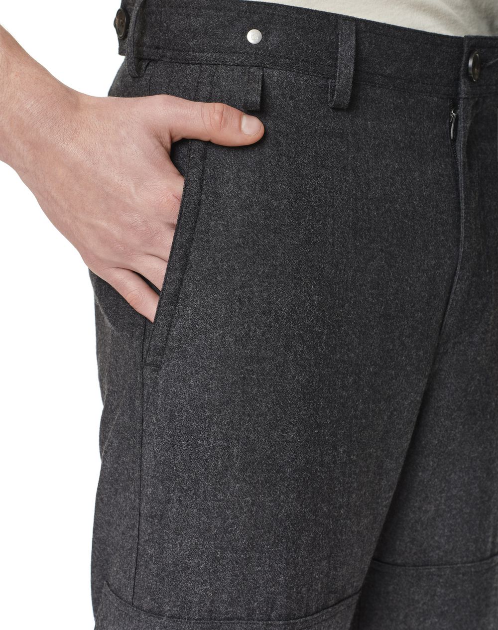 lanvin biker trousers