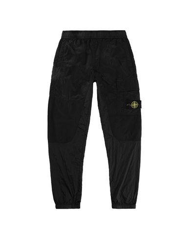 STONE ISLAND JUNIOR Trousers Man 30215 NYLON METAL RIPSTOP f