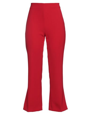 Compagnia Italiana Woman Pants Red Size 10 Polyester, Elastane