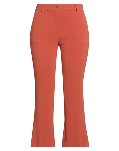 Alberto Biani Woman Pants Rust Size 6 Triacetate, Polyester In Orange