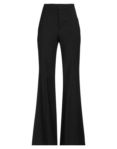 Attic And Barn Woman Pants Black Size 8 Polyester, Virgin Wool, Elastane In Black