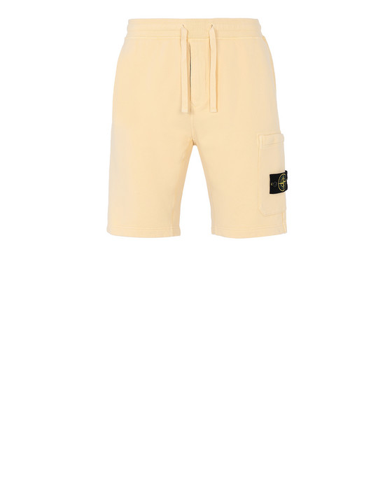 STONE ISLAND 64620 Bermuda shorts Man Butter
