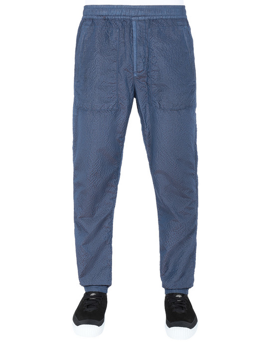 Fleece Trousers Man 63734 POLY-COLOUR FRAME-TC Front STONE ISLAND