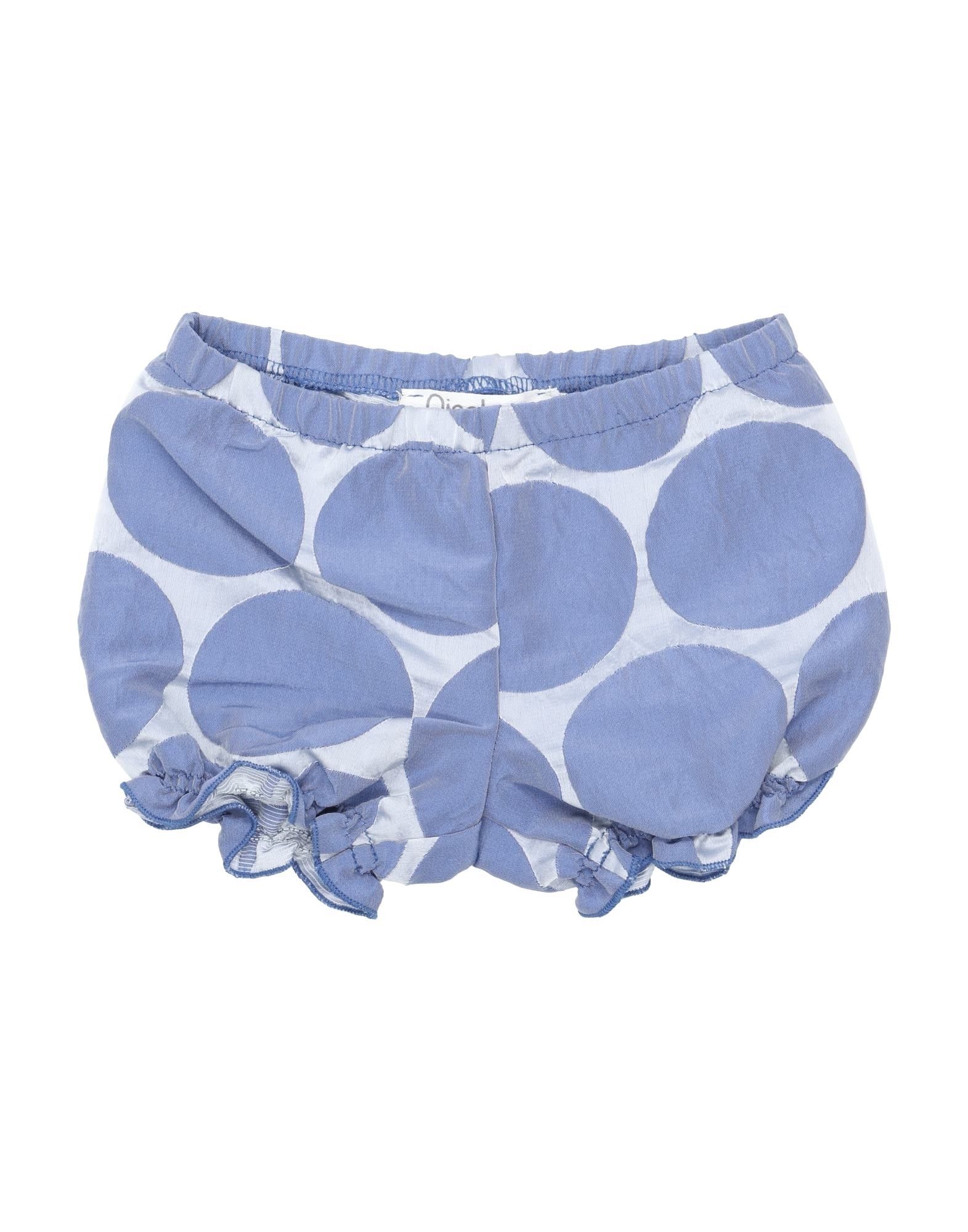 Ninaluna Kids'  Newborn Girl Shorts & Bermuda Shorts Blue Size 3 Acetate, Polyester, Acrylic