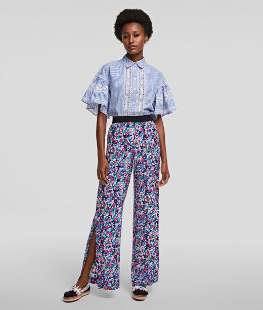 Image of Silk Snap Pants