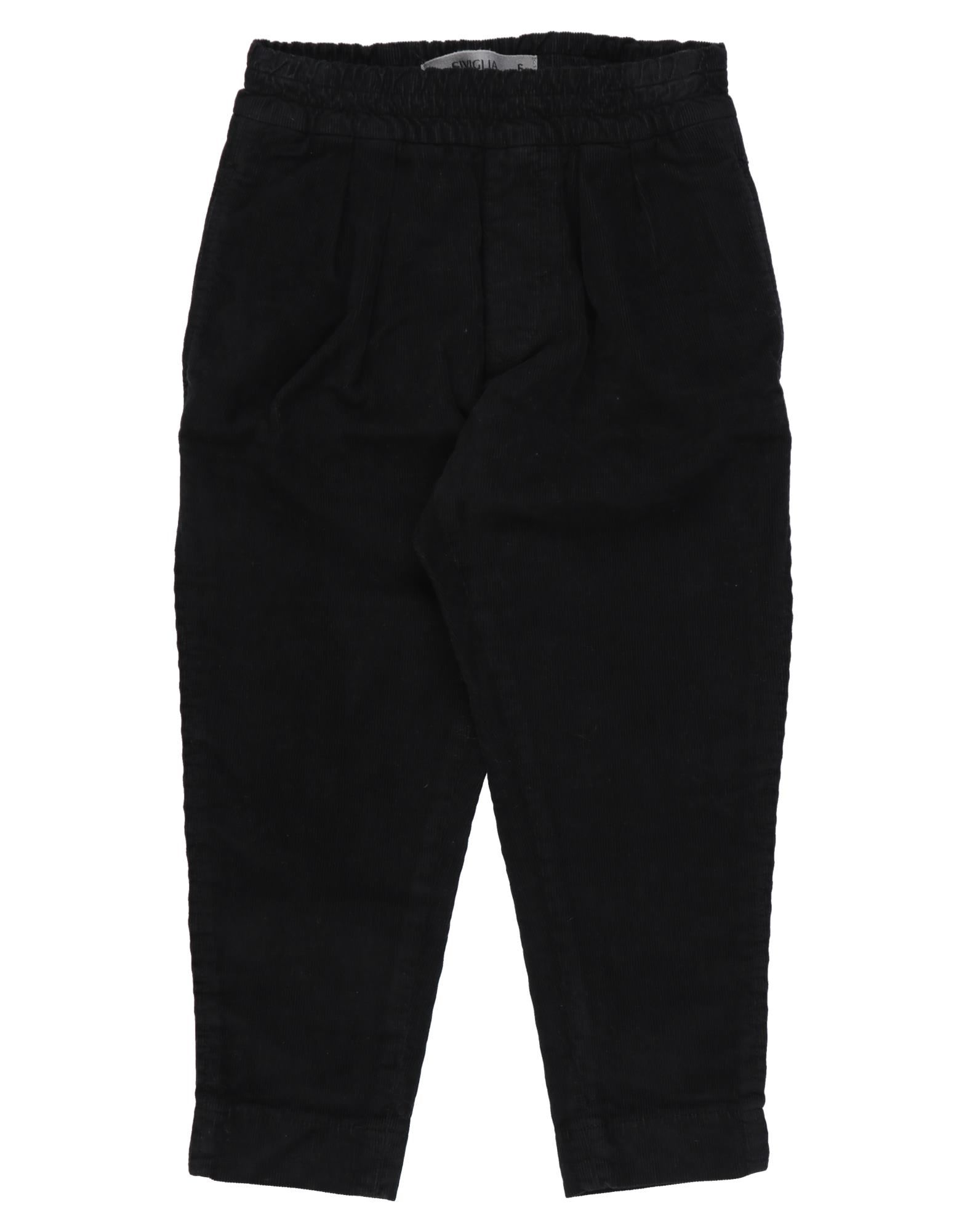 Siviglia Kids' Casual Pants In Black