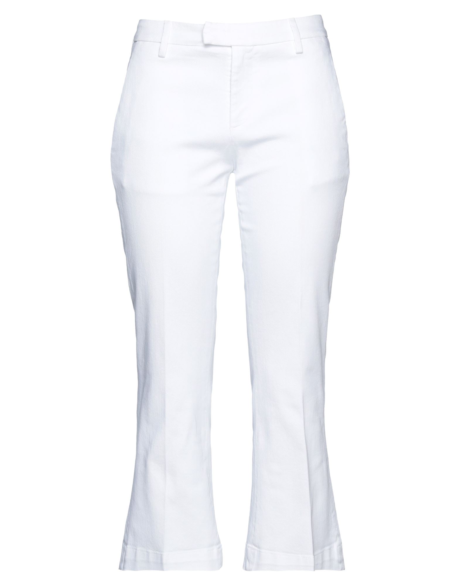 Dondup Cropped Pants In White