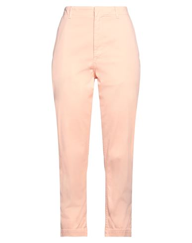 Shop Dondup Woman Pants Salmon Pink Size 30 Cotton, Elastane
