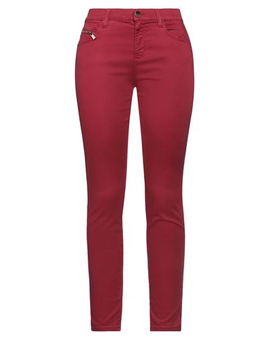 Kaos Jeans Woman Pants Brick Red Size 29 Cotton, Tencel, Elastane