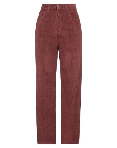 Haikure Woman Pants Cocoa Size 29 Cotton, Polyester In Brown