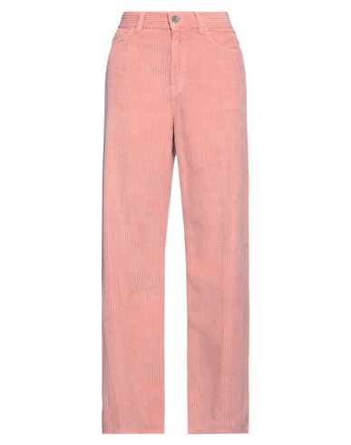 Haikure Woman Pants Pastel Pink Size 30 Cotton, Polyester