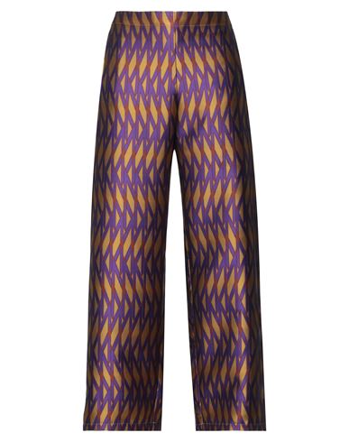 Emme By Marella Woman Pants Mauve Size 8 Polyester, Viscose, Elastane In Purple