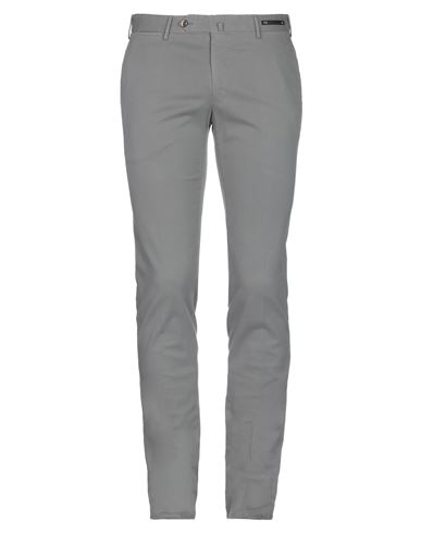 Pt Torino Man Pants Grey Size 40 Cotton, Elastane