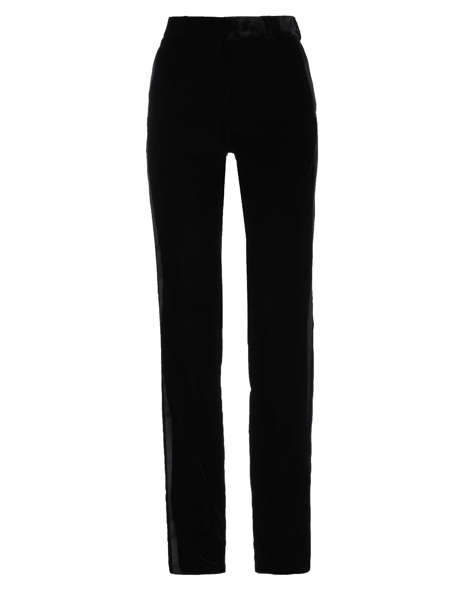 《セール開催中》SAINT LAURENT レディース パンツ ブラック 40 レーヨン 60% / キュプラ 40% / ポリエステル