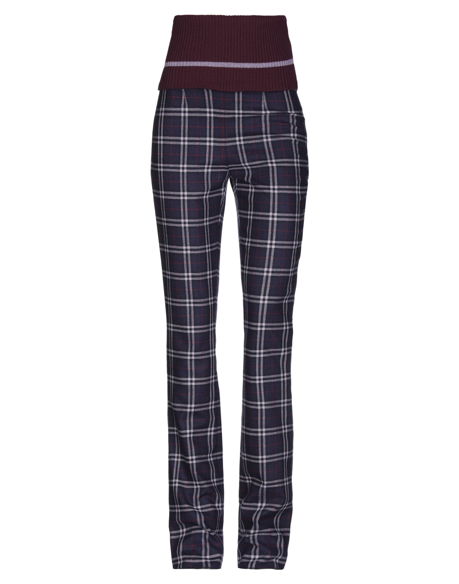 《セール開催中》D & G レディース パンツ ダークパープル 24 ポリエステル 55% / ウール 45%