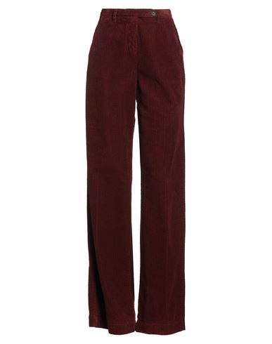 Massimo Alba Woman Pants Chocolate Brown Size 2 Cotton In Brown