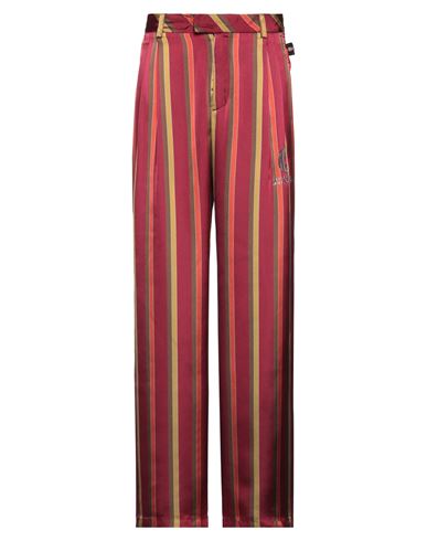 Gcds Man Pants Burgundy Size M Cupro In Red