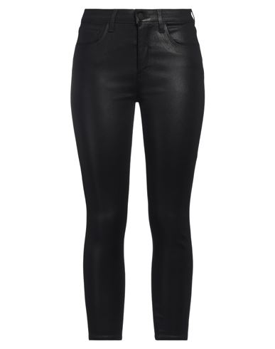 L Agence L'agence Woman Jeans Black Size 30 Cotton, Lyocell, Modal, Polyester, Elastane In Black