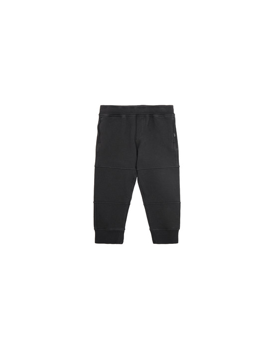 STONE ISLAND JUNIOR 61142 Fleece Trousers Man Black