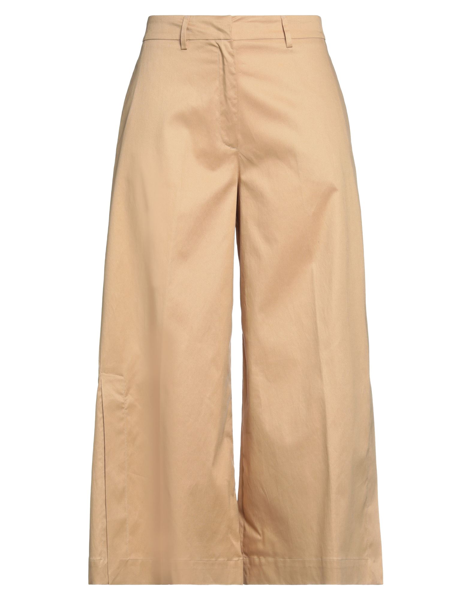 L'autre Chose L' Autre Chose Woman Pants Beige Size 12 Lyocell, Cotton, Elastane