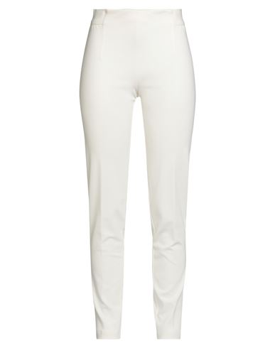 Anna Seravalli Woman Pants Ivory Size 4 Viscose, Polyamide, Elastane In White
