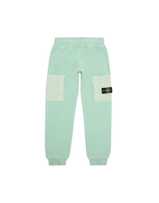 Fleece Trousers Man 60644 Front STONE ISLAND JUNIOR