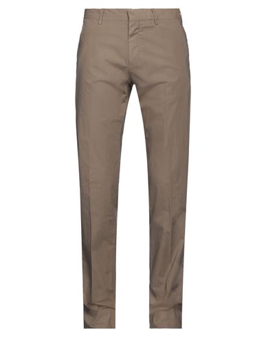 Zegna Man Pants Khaki Size 32 Cotton, Elastane In Beige