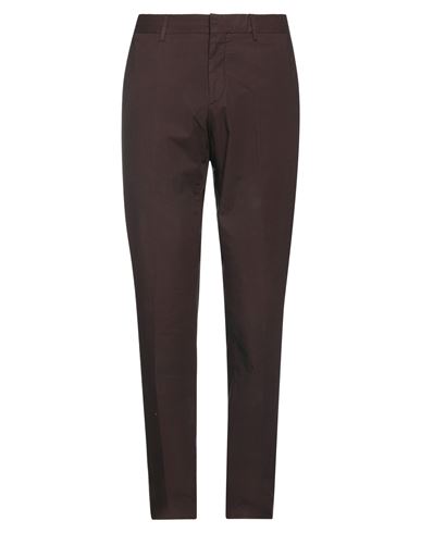 Zegna Man Pants Dark Brown Size 34 Cotton, Cashmere, Elastane