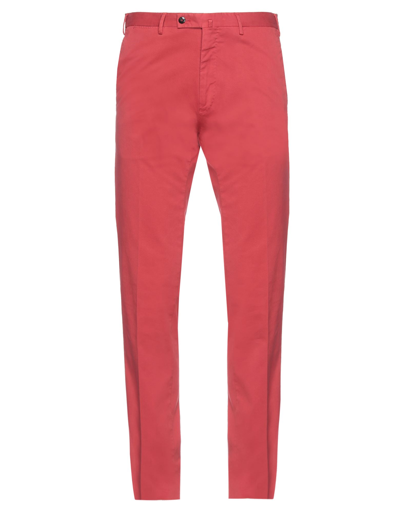 Shop Pt Torino Man Pants Red Size 34 Cotton, Elastane