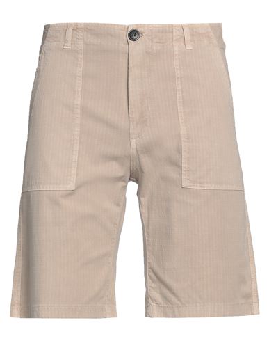 Department 5 Man Shorts & Bermuda Shorts Beige Size 31 Cotton, Elastane
