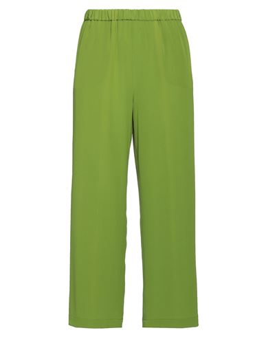 Aspesi Woman Pants Green Size 12 Silk