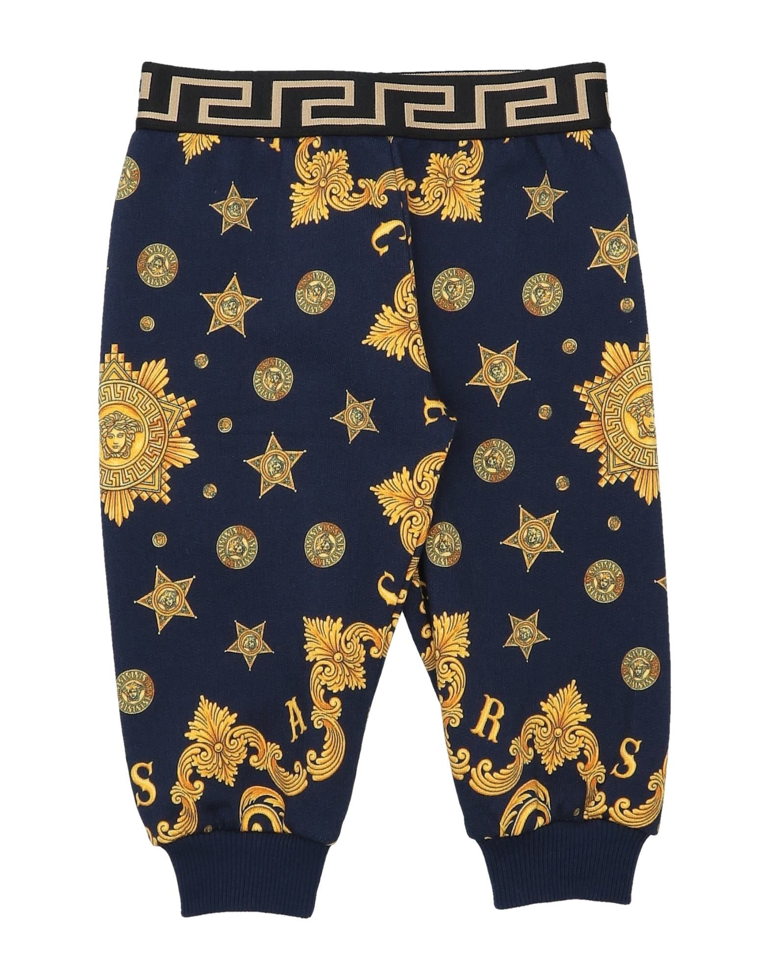 Versace Young Kids' Casual Pants In Blue