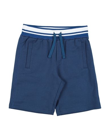 Dolce & Gabbana Babies'  Toddler Boy Shorts & Bermuda Shorts Navy Blue Size 5 Cotton