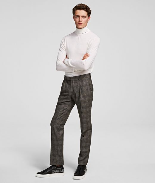 Image of Plaid Suit Pants