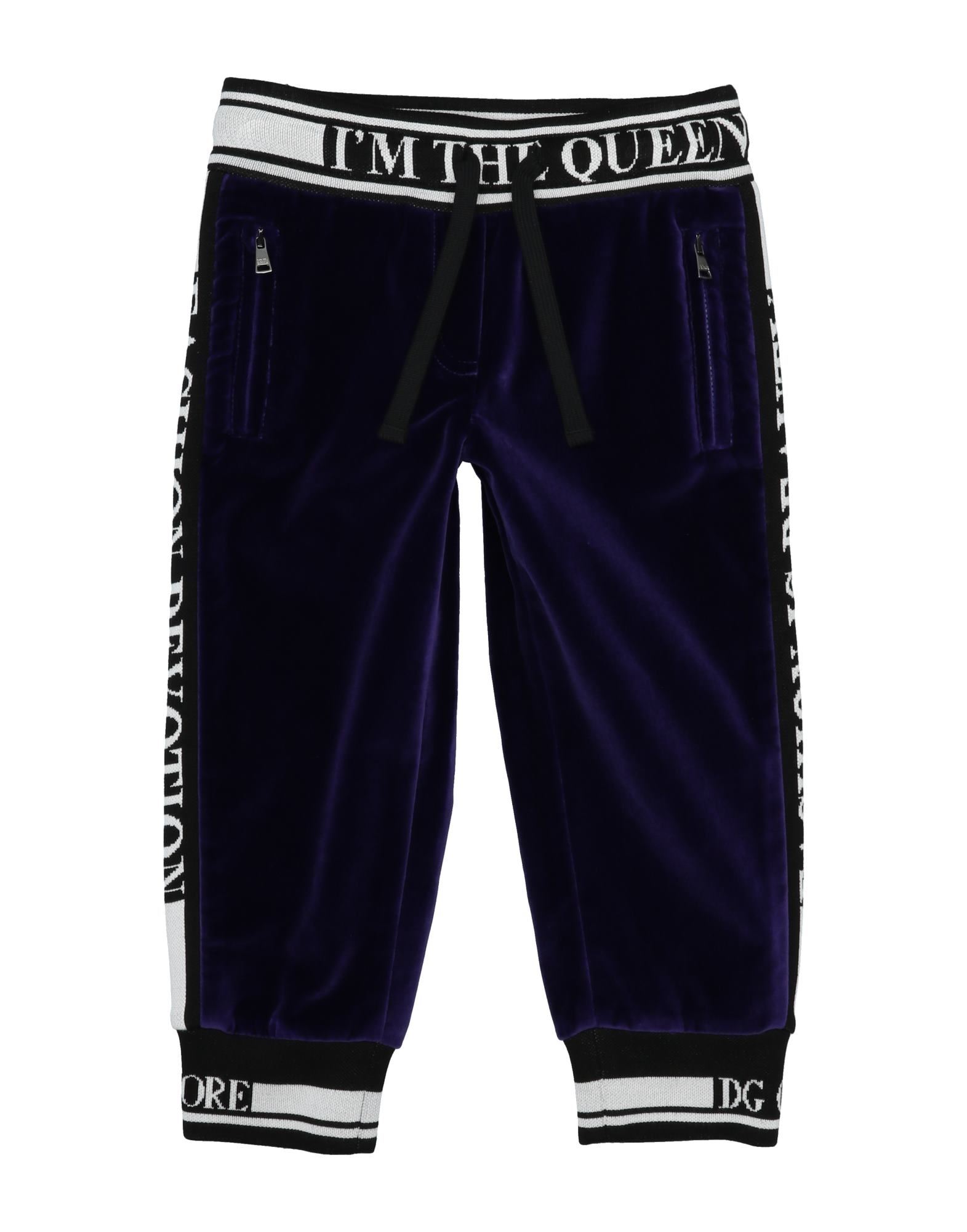 Dolce & Gabbana Kids' Casual Pants In Dark Purple