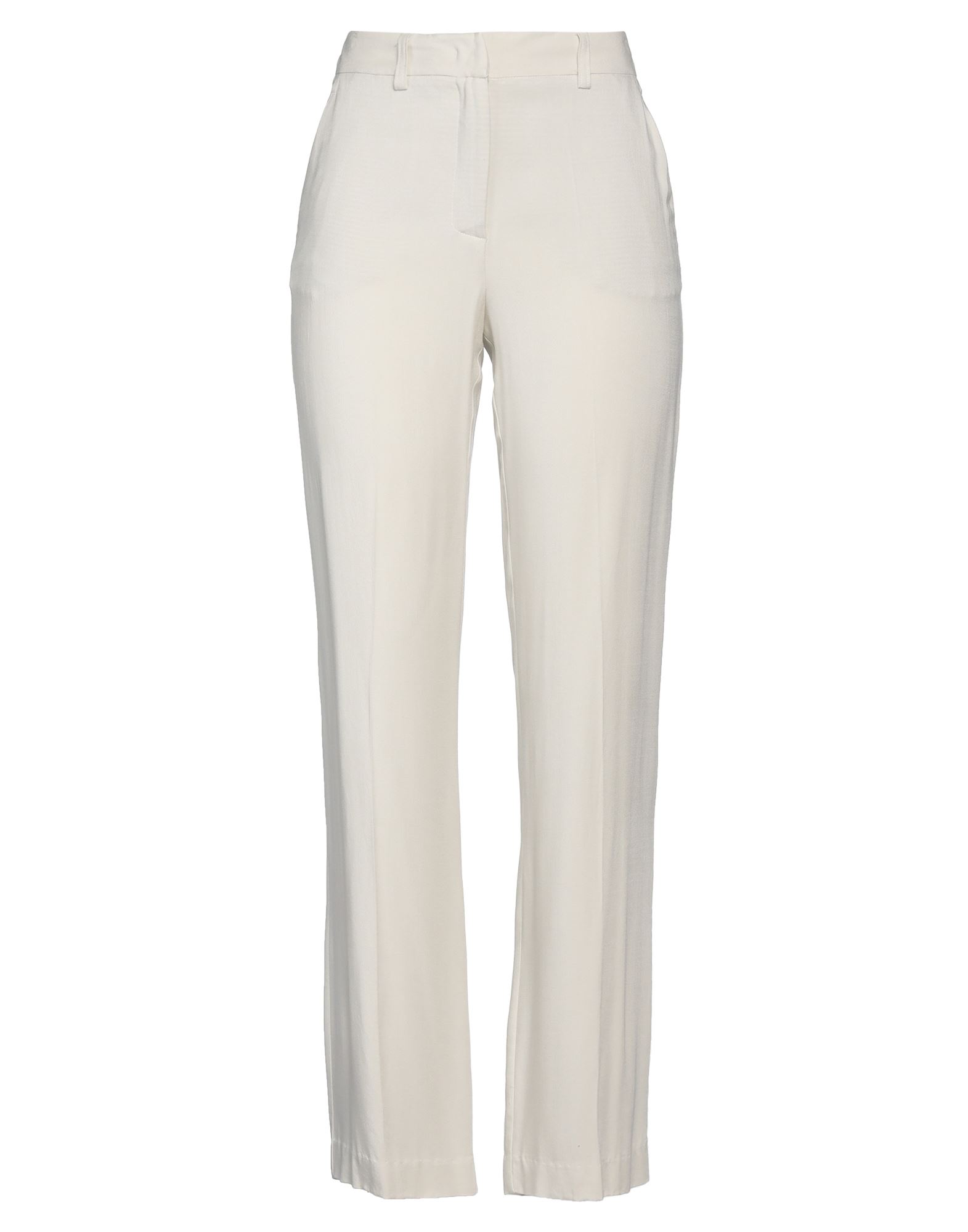 Shop Hebe Studio Woman Pants Ivory Size 4 Viscose In White