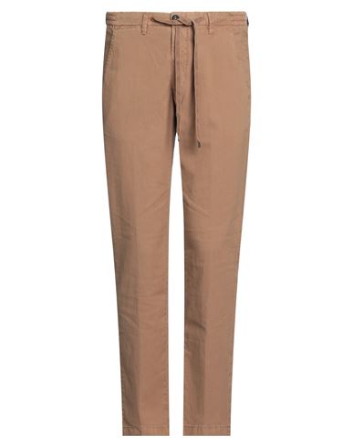 Briglia 1949 Man Pants Camel Size 30 Cotton, Linen, Polyester In Beige