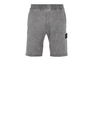 Stone island fleece sales bermuda shorts