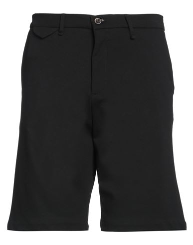 Myths Man Shorts & Bermuda Shorts Black Size 36 Viscose, Polyamide, Elastane In Black