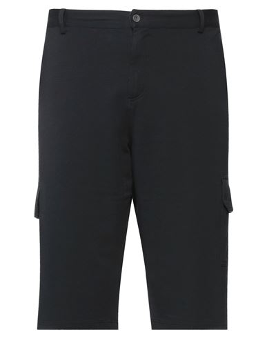 Alpha Studio Man Shorts & Bermuda Shorts Black Size 44 Cotton, Elastane