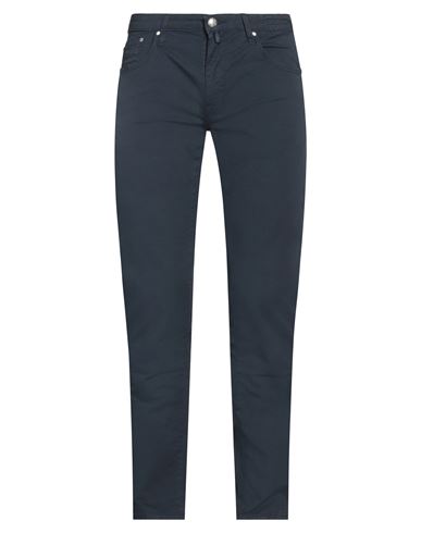 JACOB COHЁN JACOB COHЁN MAN PANTS MIDNIGHT BLUE SIZE 31 COTTON, ELASTANE